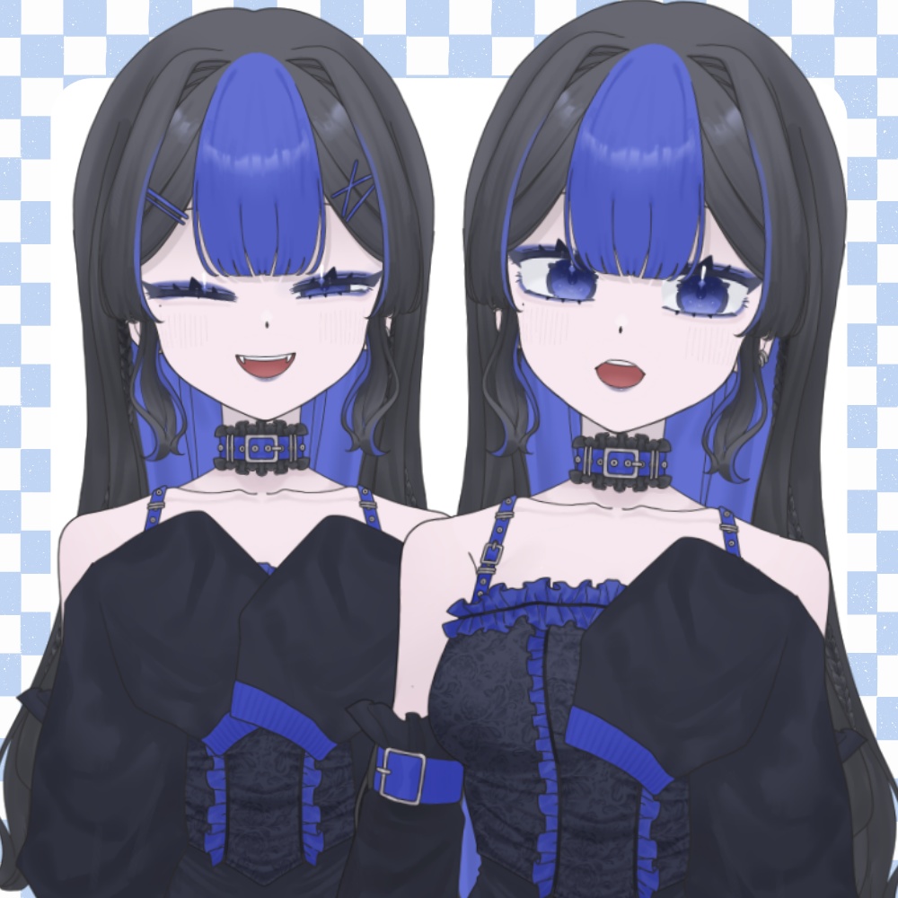 【完售】【1点限定 Live2D】𝔅𝔩𝔲𝔢 𝔥𝔞𝔦𝔯 𝔤𝔦𝔯𝔩【Live2D Model】