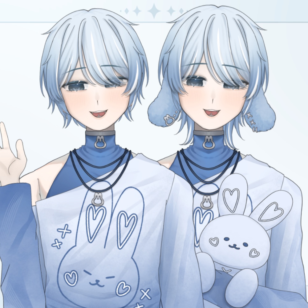 【1点限定 Live2D】 うさぎの男の子 【Live2D Model】