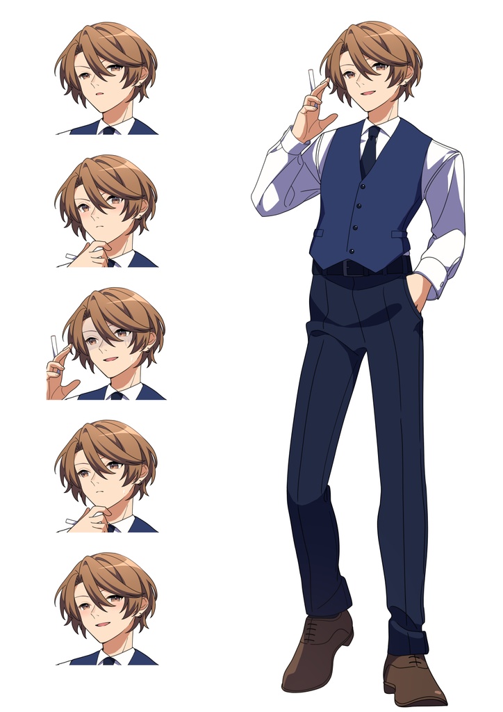 アニキ野良犬  立ち絵&表情差分