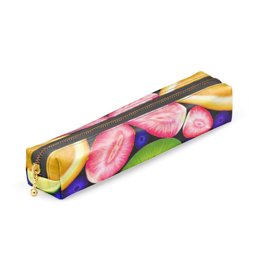 フルーツ柄ペンケース