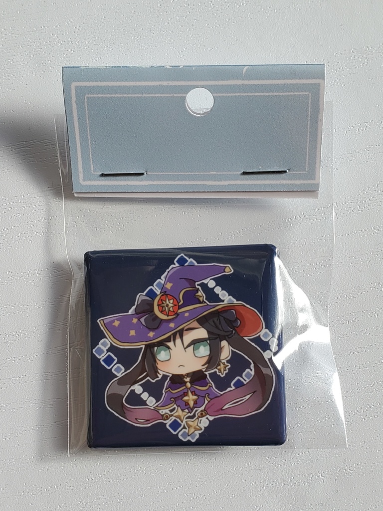 【原神】スクエア缶バッジ