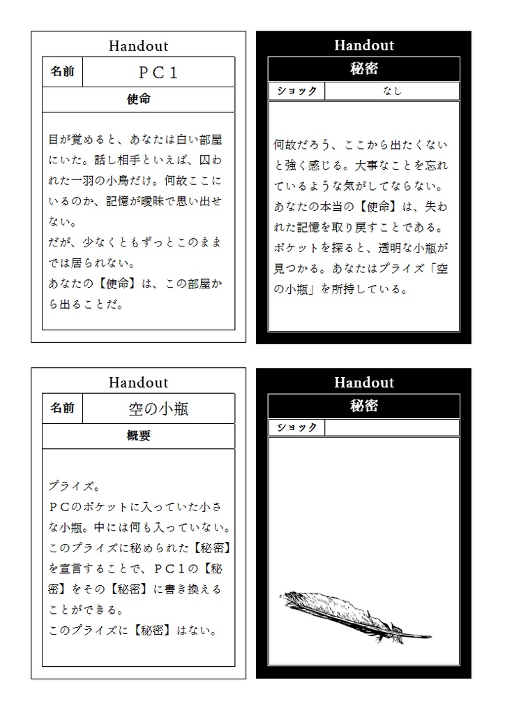 インセインシナリオ「White room」