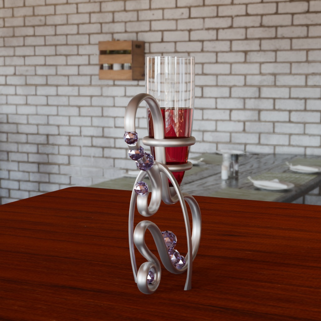 オリジナル3Dモデル「Glass」