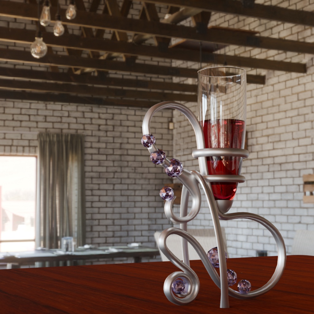 オリジナル3Dモデル「Glass」