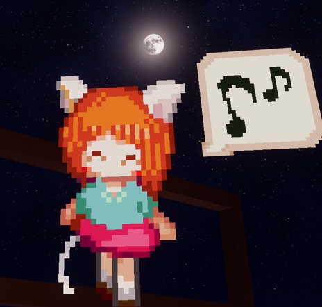 【オリジナルモデル】遊悠みぃこ【ドット絵モデル】