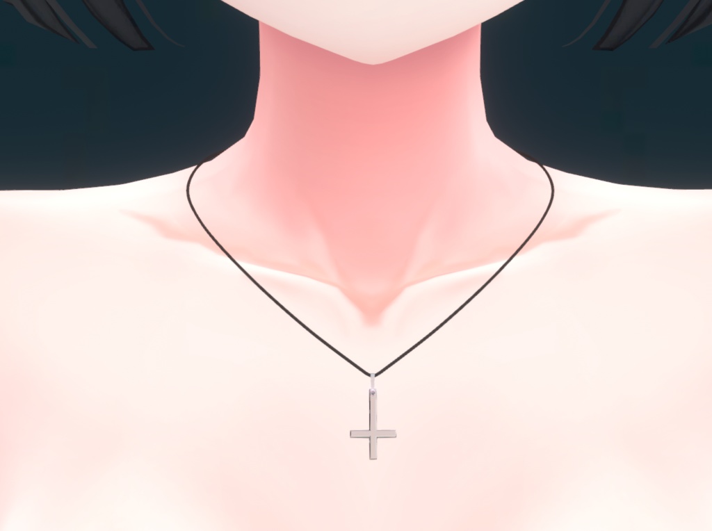 【VRChat】逆十字のネックレス【桔梗ちゃん向け】