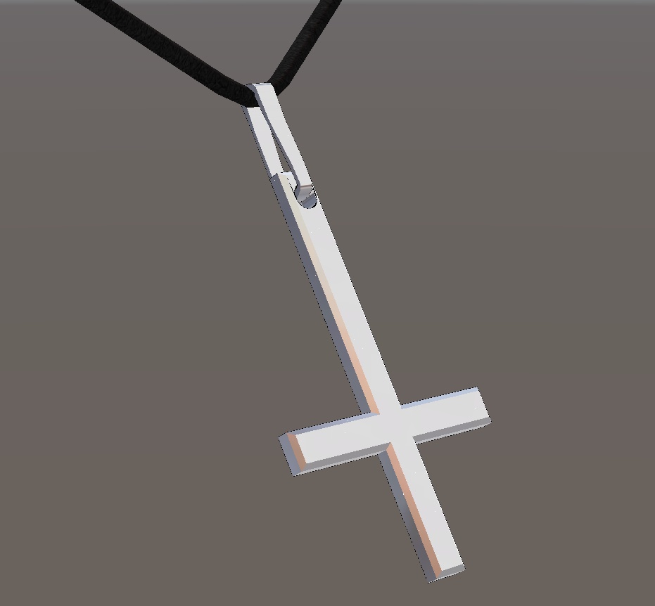【VRChat】逆十字のネックレス【桔梗ちゃん向け】
