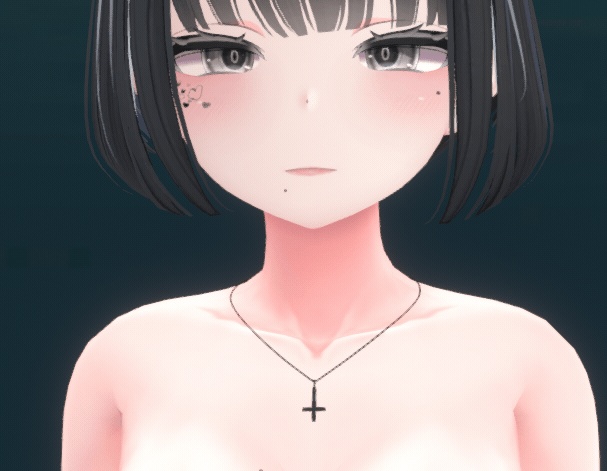 【VRChat】逆十字のネックレス【桔梗ちゃん向け】