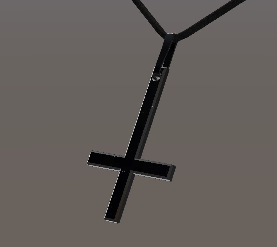 【VRChat】逆十字のネックレス【桔梗ちゃん向け】