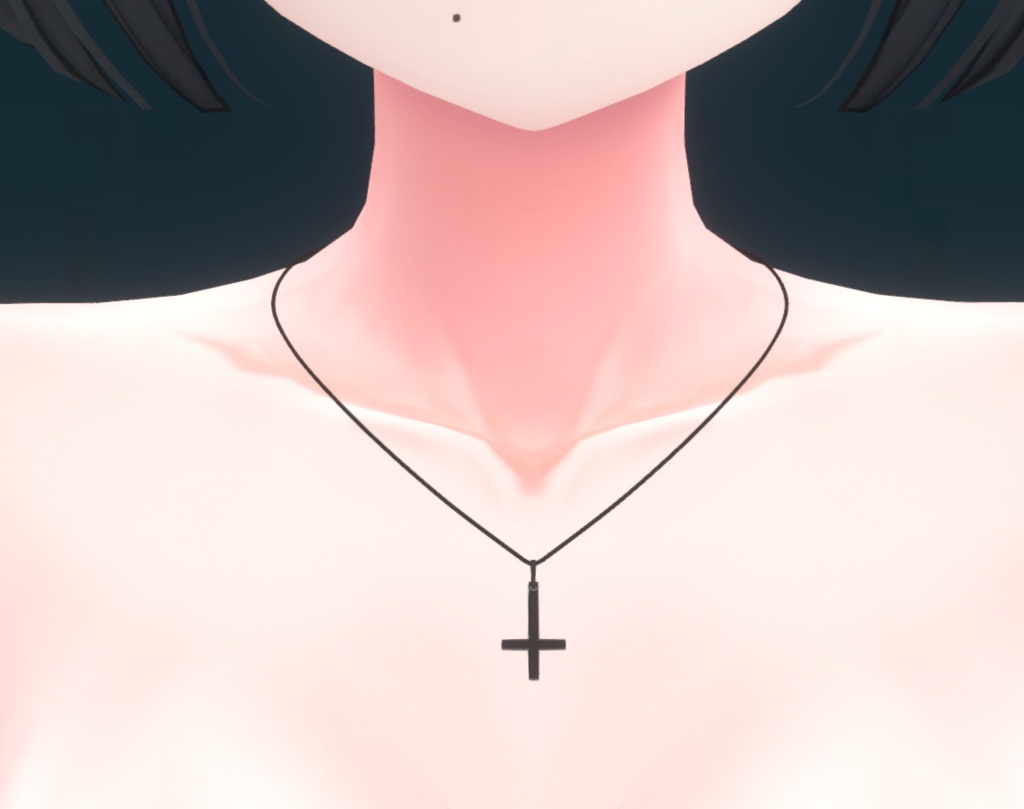 【VRChat】逆十字のネックレス【桔梗ちゃん向け】