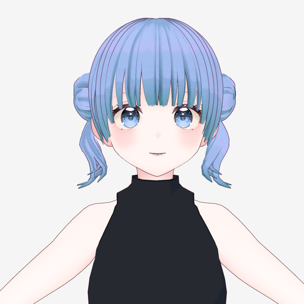 【VRoid】ツインお団子くらげ【ヘアプリセット】
