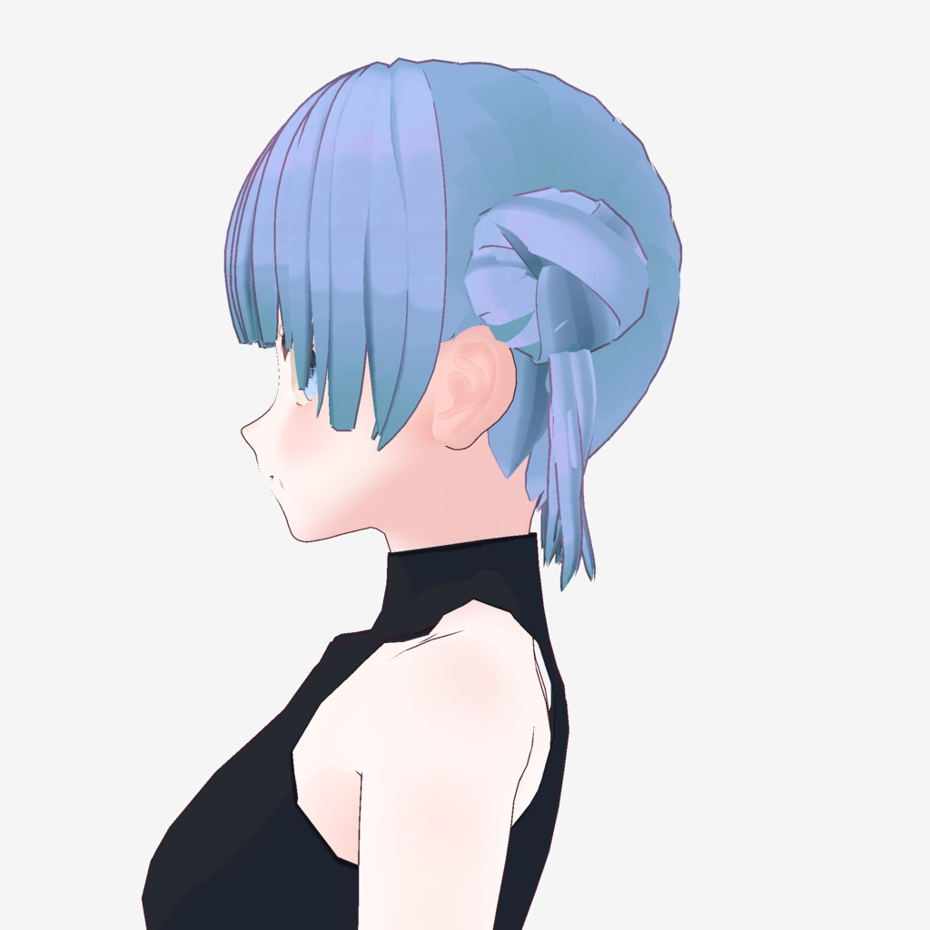 【VRoid】ツインお団子くらげ【ヘアプリセット】