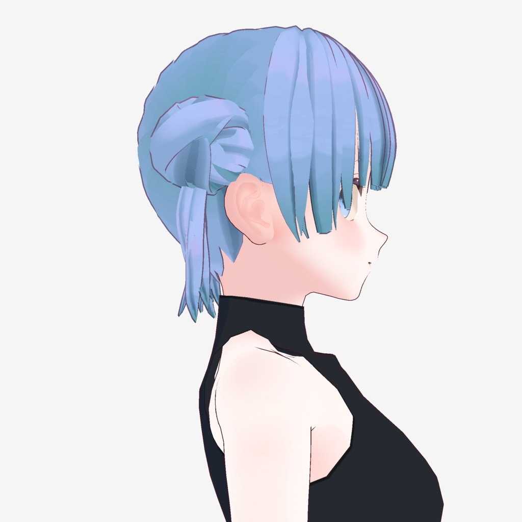 【VRoid】ツインお団子くらげ【ヘアプリセット】