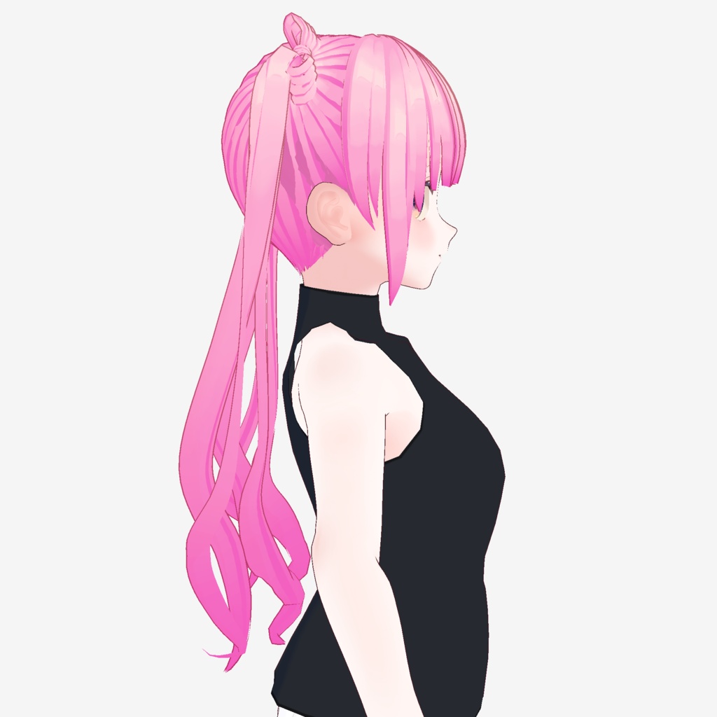 【VRoid】リボンツインテール【ヘアプリセット】