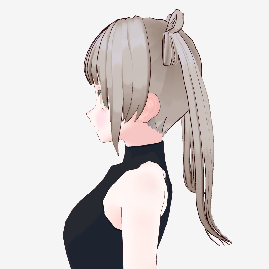 【VRoid】輪っかツインテール【ヘアプリセット】