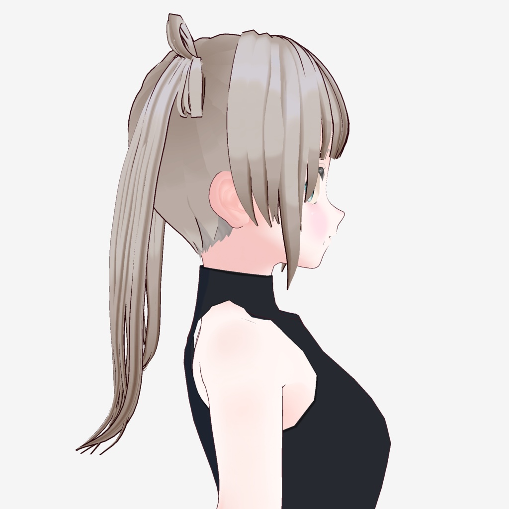 【VRoid】輪っかツインテール【ヘアプリセット】