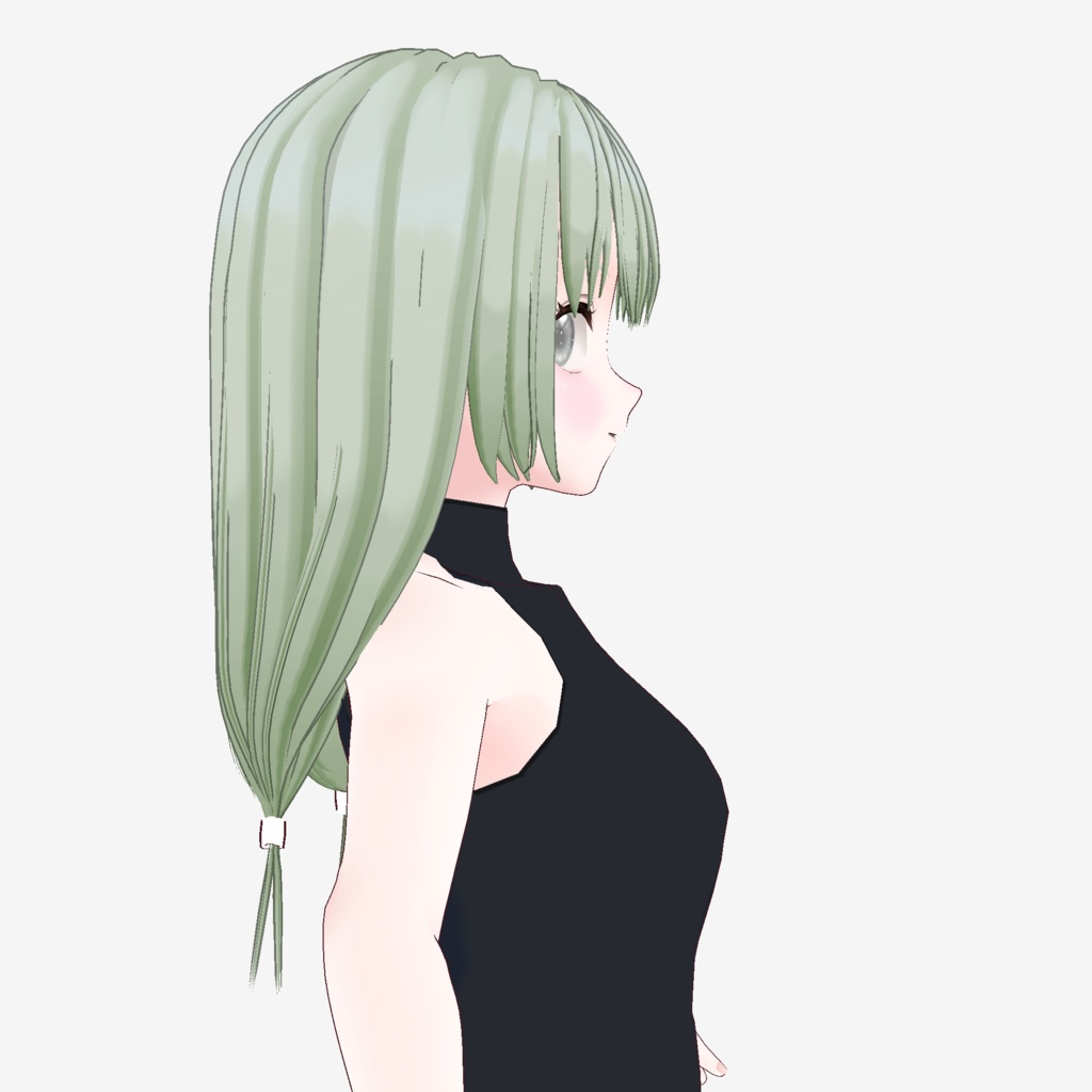 【VRoid】ゆるロングおさげ【ヘアプリセット】