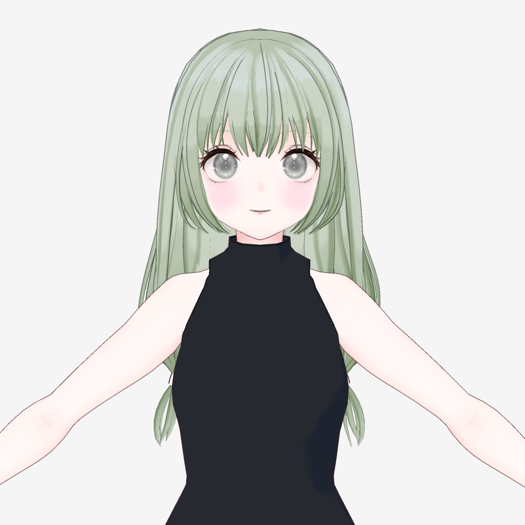 【VRoid】ゆるロングおさげ【ヘアプリセット】