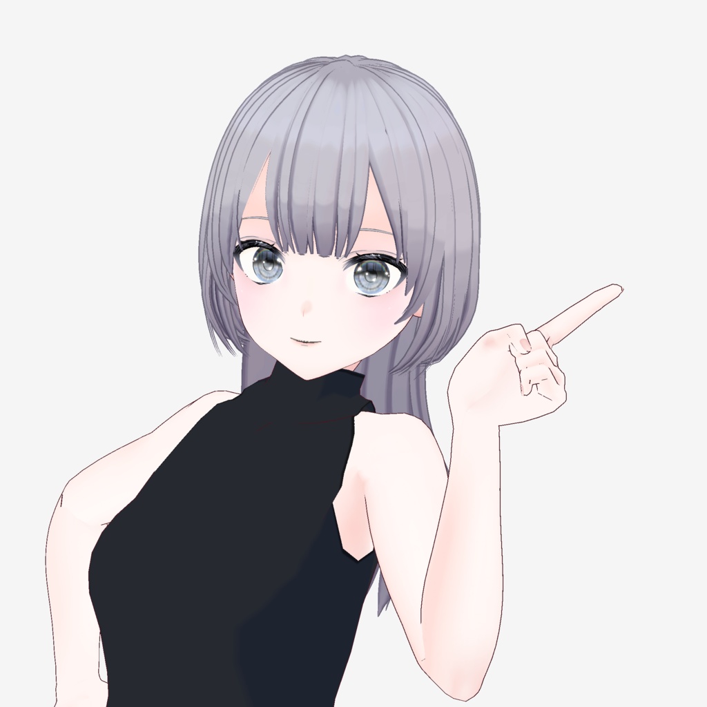 【VRoid】ロングくらげ【ヘアプリセット】
