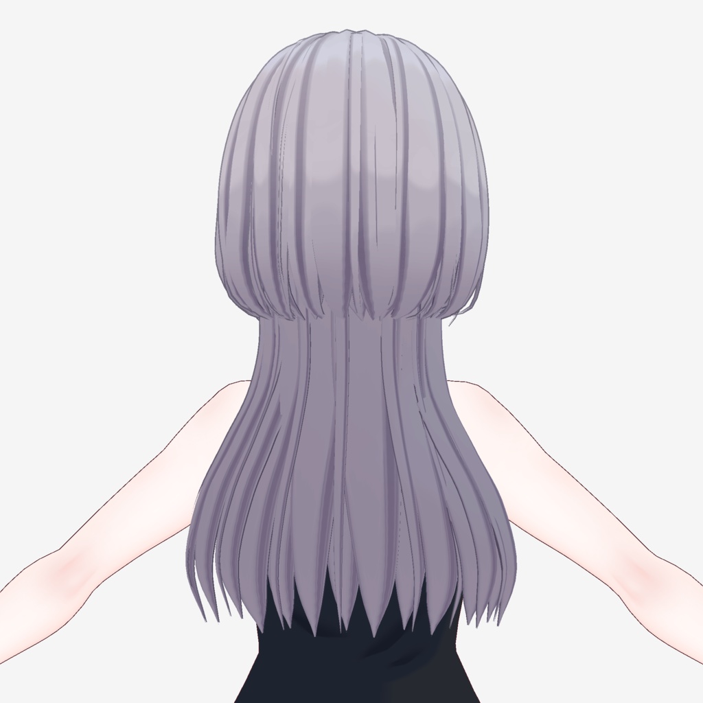 【VRoid】ロングくらげ【ヘアプリセット】