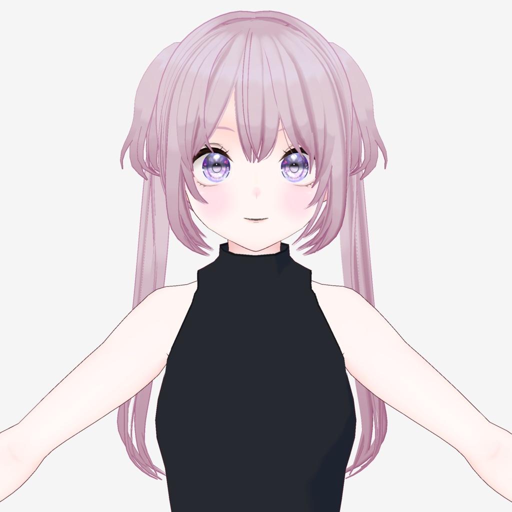 【VRoid】ワンちゃんツインテール【ヘアプリセット】