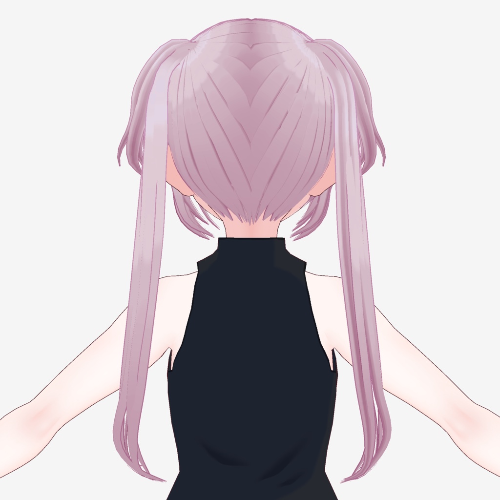 【VRoid】ワンちゃんツインテール【ヘアプリセット】