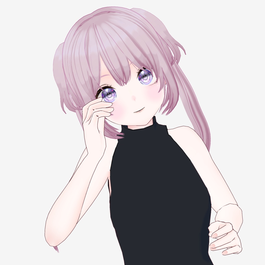 【VRoid】ワンちゃんツインテール【ヘアプリセット】