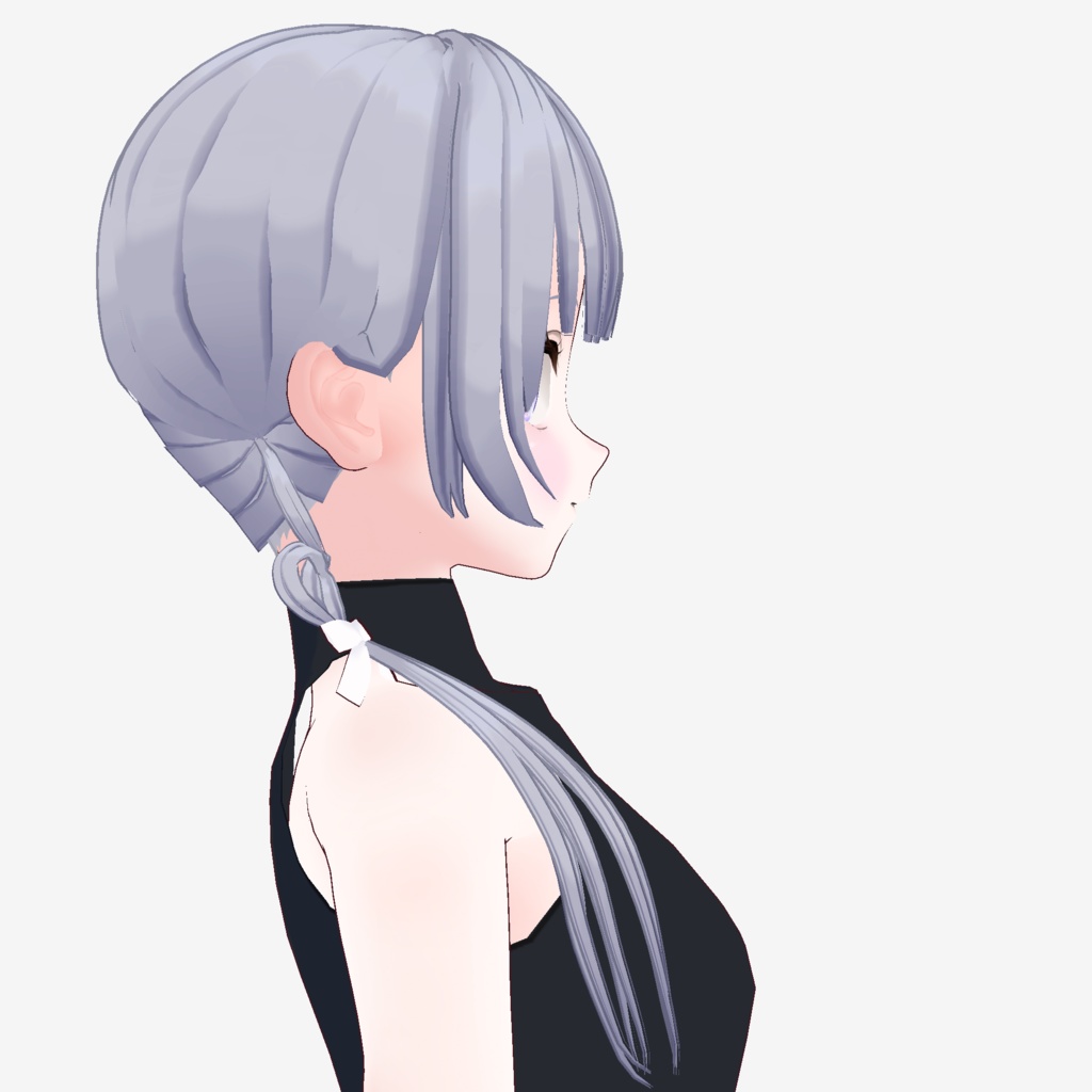 【VRoid】ハートローツインテール【ヘアプリセット】