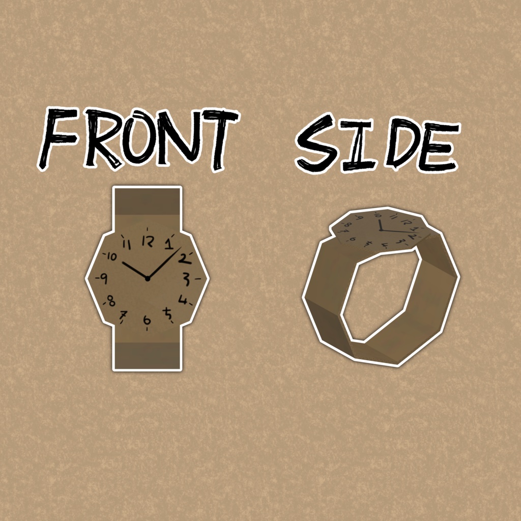 PAPER CLOCK_종이시계_紙の時計