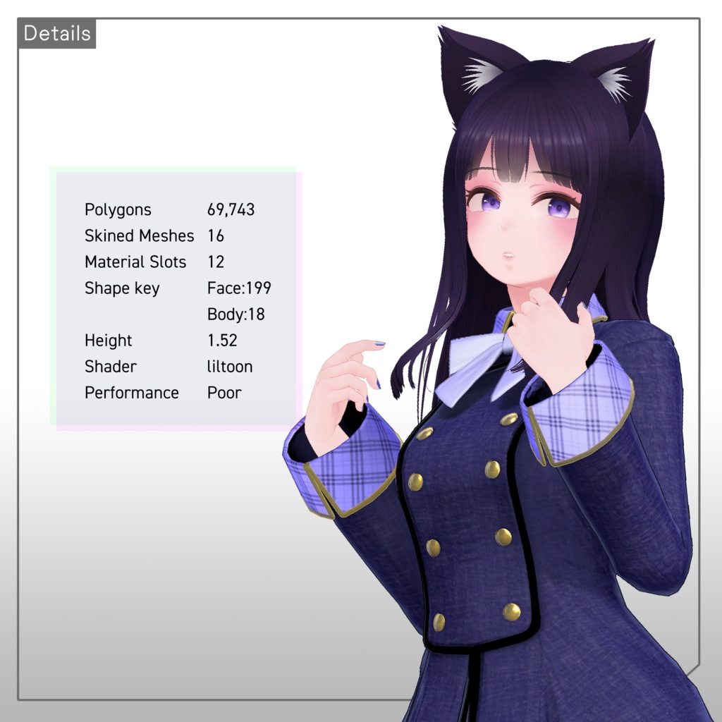 『キリノ-Kirino-』オリジナル3Dモデル