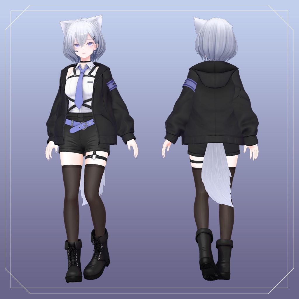 『白雨-Hakuu-』オリジナル3Dモデル