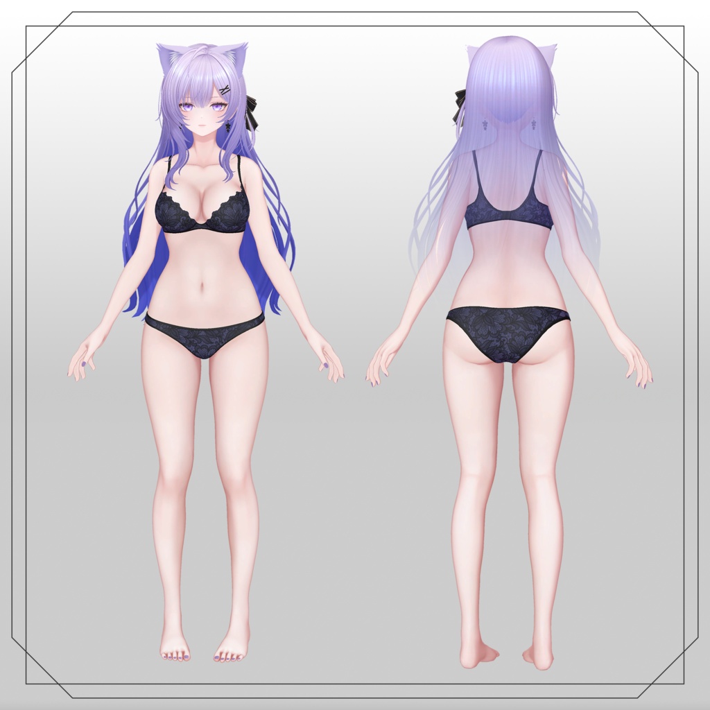 『莉々沙-Ririsa-』オリジナル3Dモデル