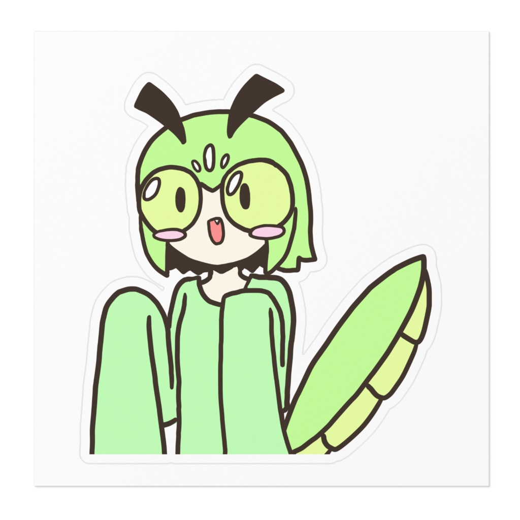 らゆゃととらステッカー