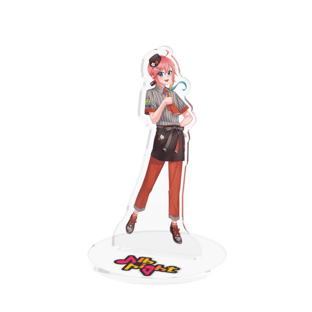 【公式】リラン・オルブライト_アクリルフィギュアE【おシリのん・コラボカフェ風】