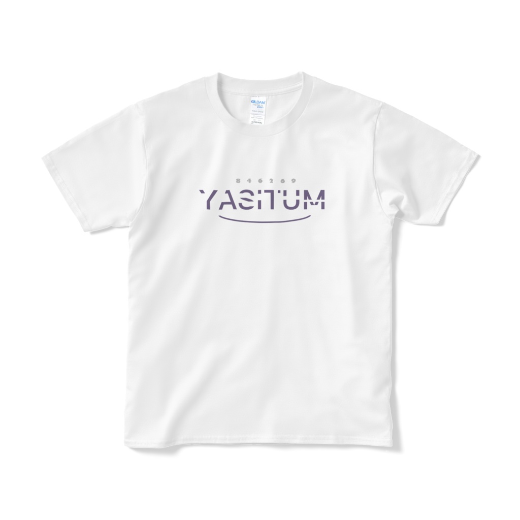 YASITUM ロゴTシャツ 白