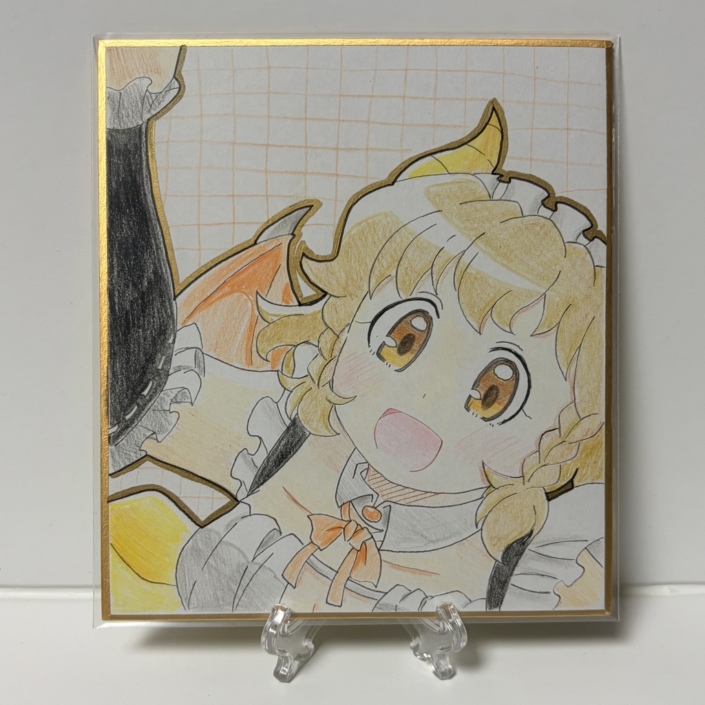 【直筆ミニ色紙】立花響