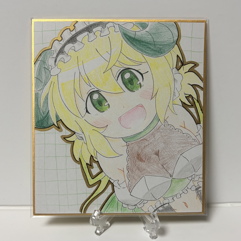 【直筆ミニ色紙】暁切歌