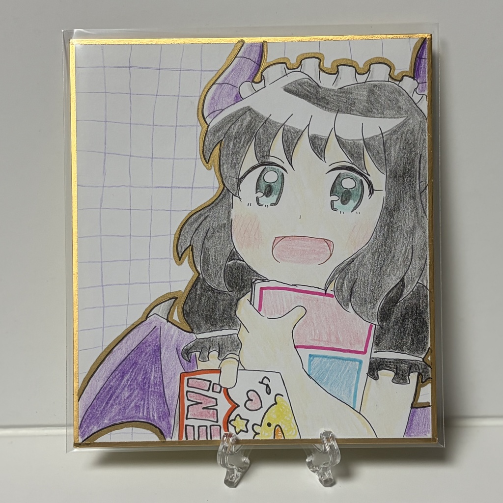 【直筆ミニ色紙】小日向未来