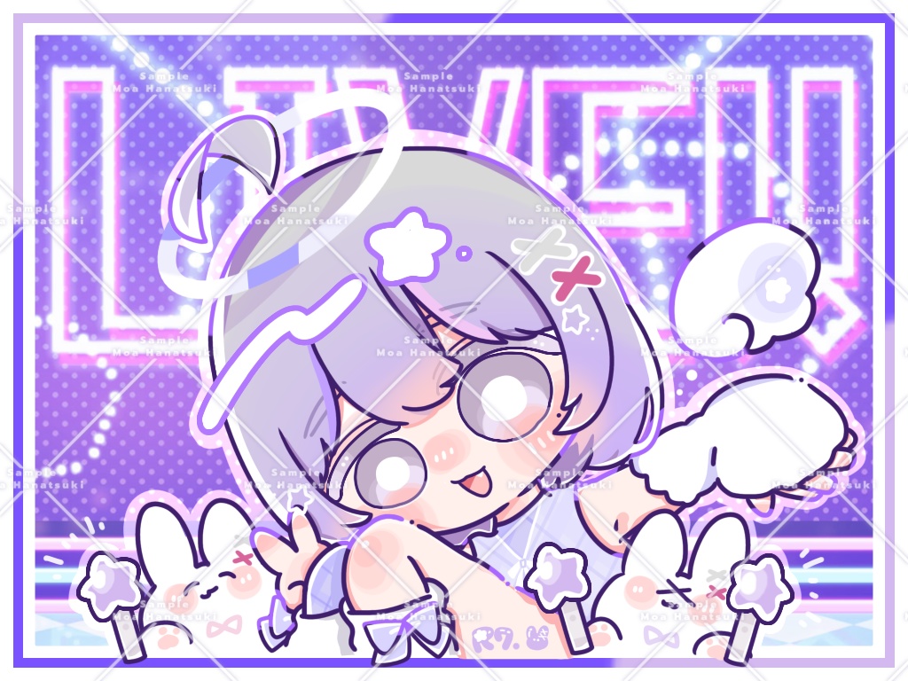 花奏月モア ライブグッズ［ステッカー］