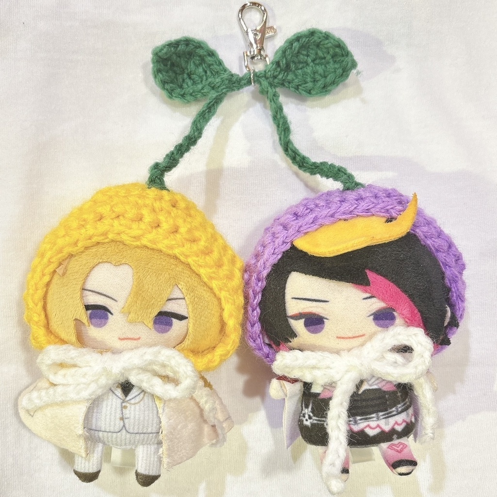 【ぱぺ服】ハンドメイド フルーツ 帽子 ペア