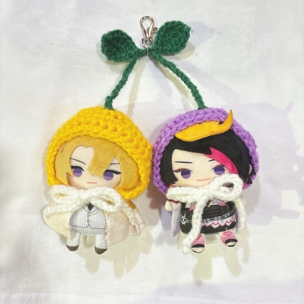 【ぱぺ服】ハンドメイド フルーツ 帽子 ペア