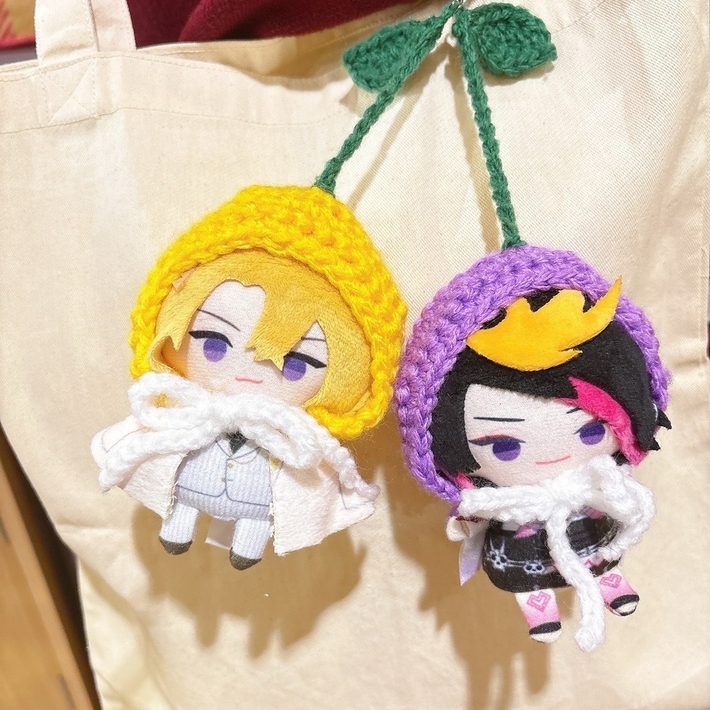 【ぱぺ服】ハンドメイド フルーツ 帽子 ペア