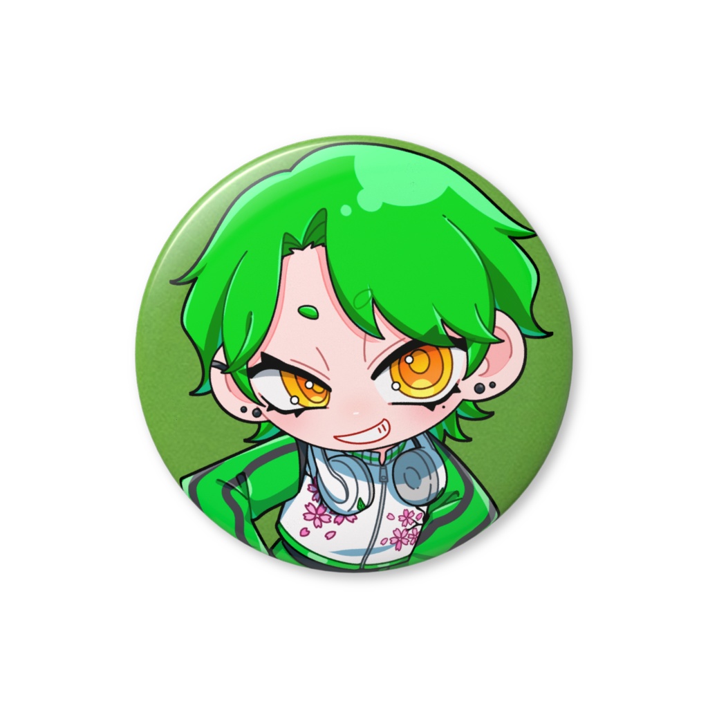 葉風おちゃ 通常衣装ver 缶バッジ(44mm)