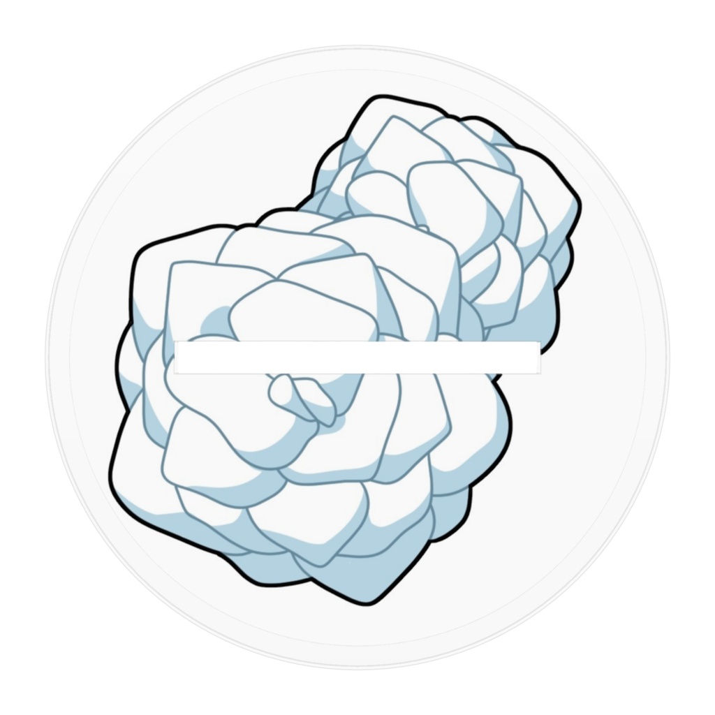 葉風おちゃ 1周年記念 アクリルフィギュア(100×100mm)