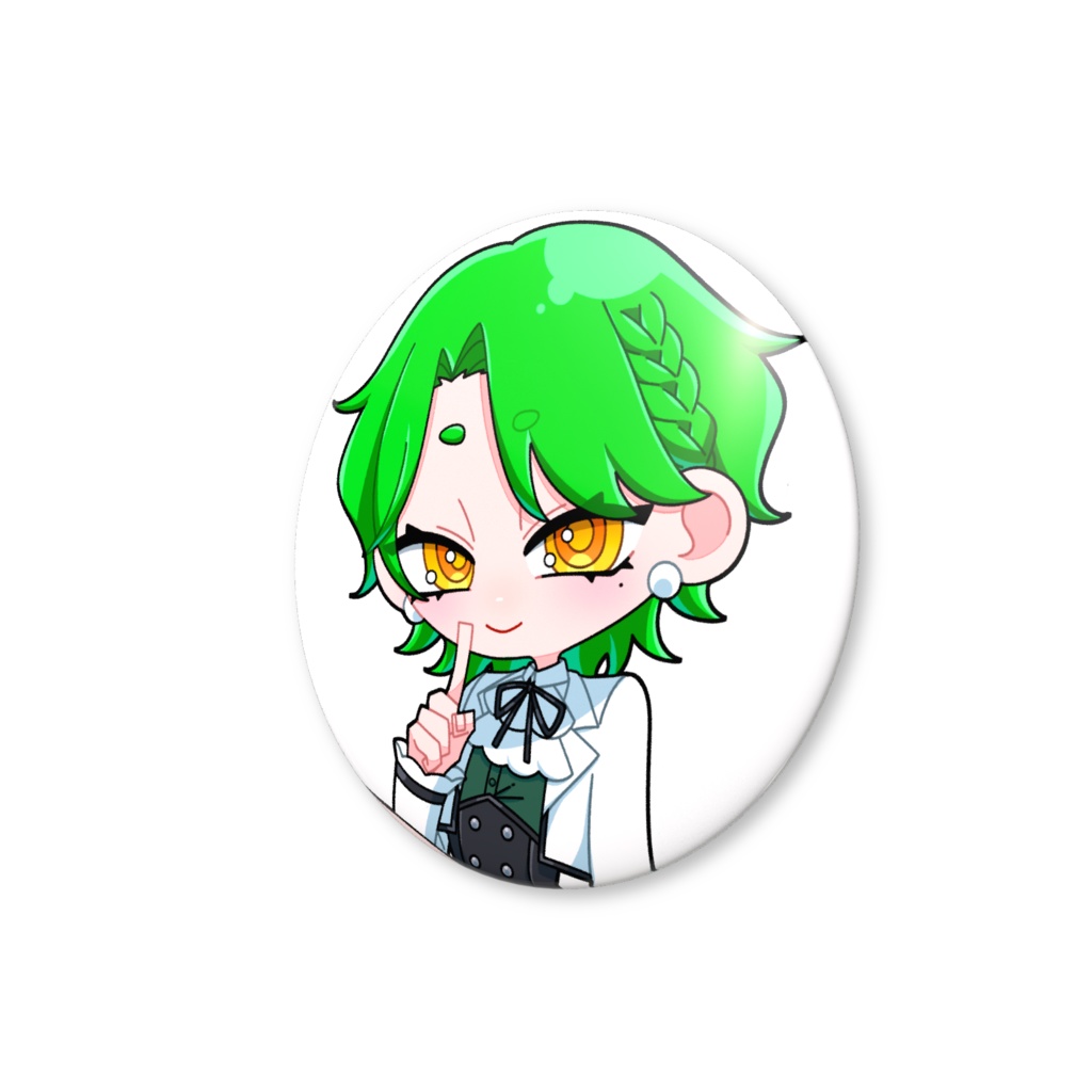 葉風おちゃ 1周年記念 缶バッジ(44mm)