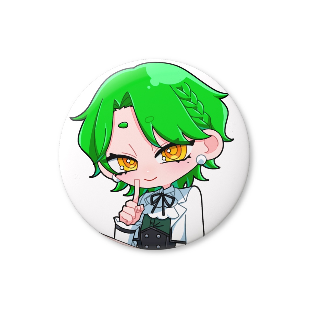 葉風おちゃ 1周年記念 缶バッジ(44mm)