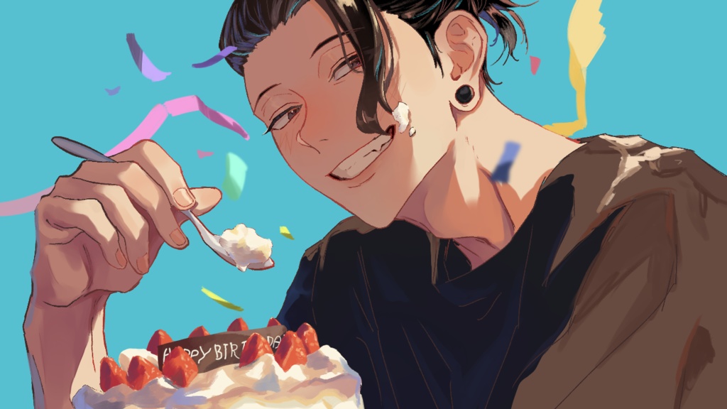 アクリルスタンド　2025誕生日イラスト