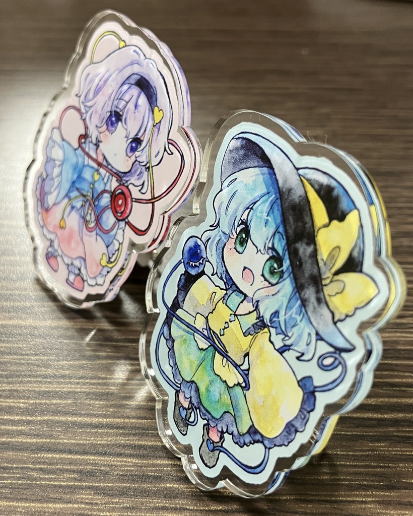 古明地さとり&こいしアクリルクリップ