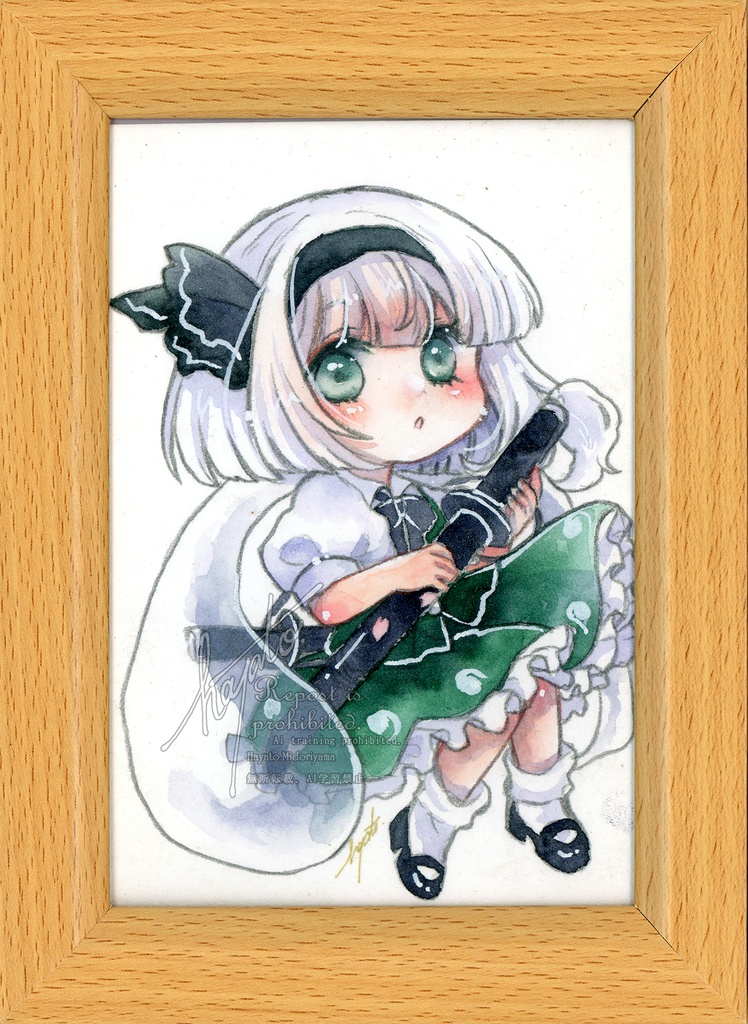 額装原画　魂魄妖夢