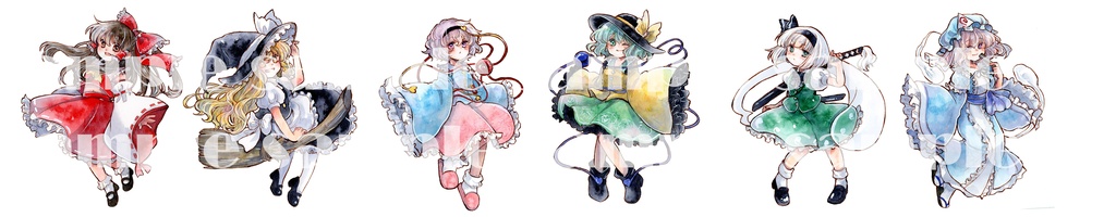 水彩BIGアクリルスタンドフィギュア